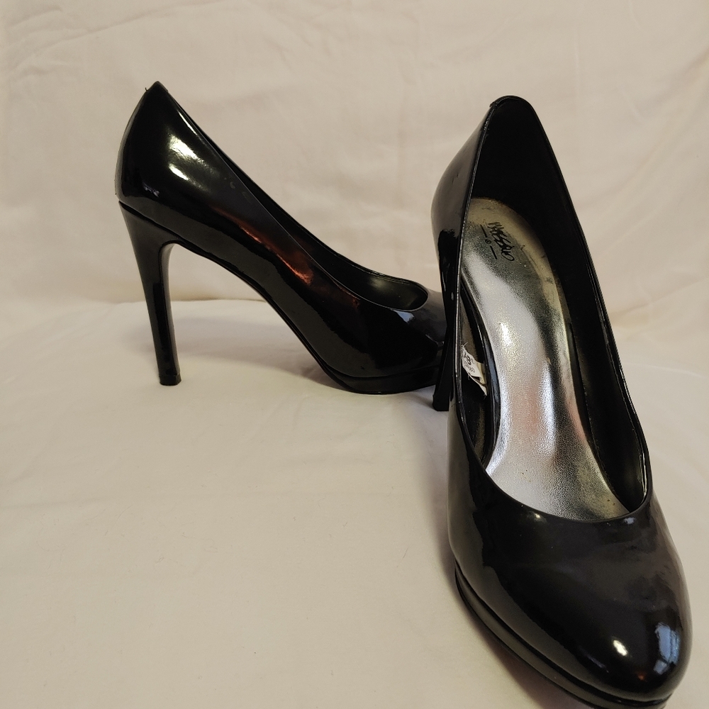 Black Patent High Heels